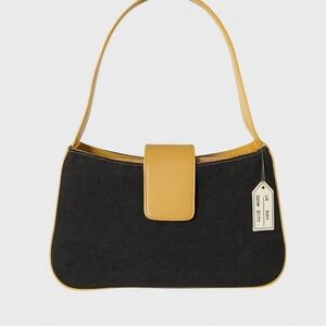 Elegant Black and Tan Women's Bag